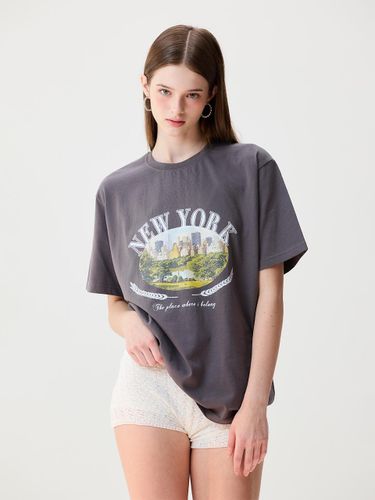 New York T-shirt Charcoal - FIVELINE - Modalova