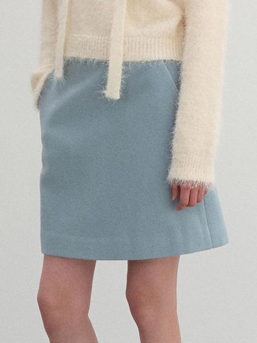 Wool cashmere mini skirt (AESK4D414B1) - a.t.corner - Modalova