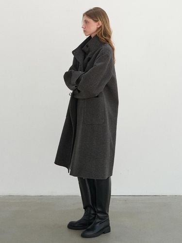 Wool high neck duffel coat (AECO4D402CG) - a.t.corner - Modalova