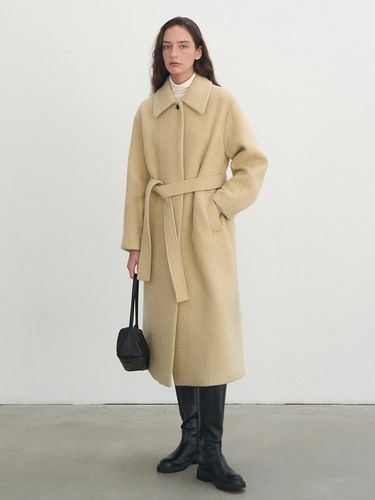 Exclusive] Boucle Balmacaan Coat - a.t.corner - Modalova