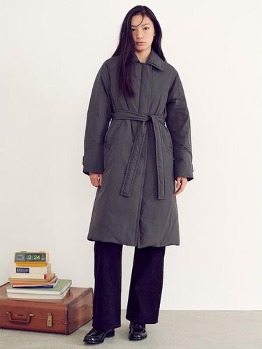 Belted Down Coat - Ash - kuho plus - Modalova