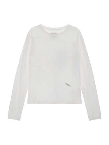 DIAGONAL SLIMFIT LONG SLEEVE TOP IN - Matin Kim - Modalova