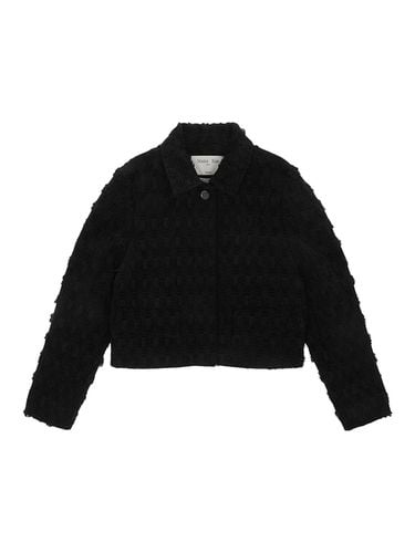 BUTTON UP TWEED CROP JACKET IN - Matin Kim - Modalova