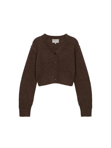 HAIRY CROCHET CROP CARDIGAN IN - Matin Kim - Modalova