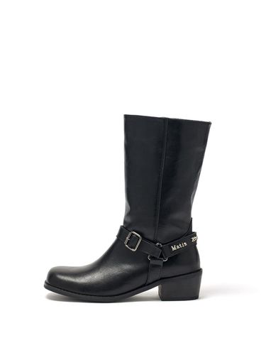 ENGINEER MIDDLE BOOTS IN BLACK - Matin Kim - Modalova