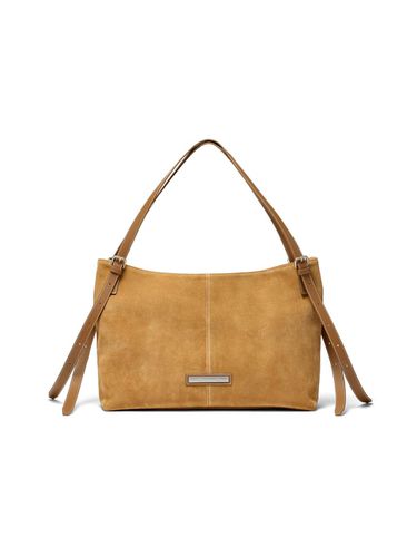 TWO WAY STRAP SUEDE LEATHER BAG IN - Matin Kim - Modalova