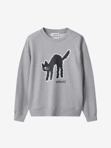 LUVMITCHI SWEATSHIRT_MELANGE GRAY - LUV.M - Modalova