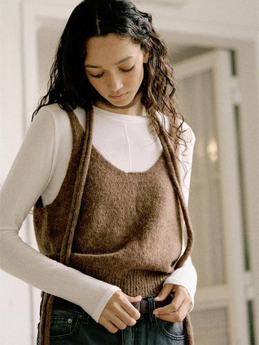 ALPACA WOOL MUFFLER VEST - LOVLOV - Modalova