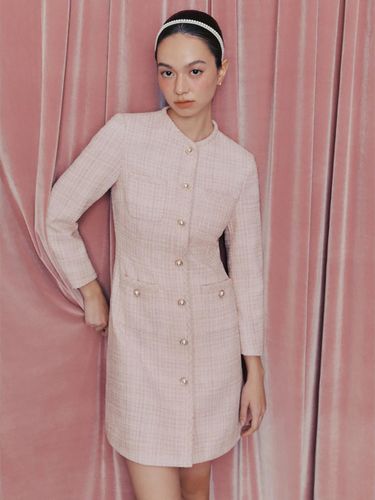 B. my] Tweed Mini dress Baby Pink - BEANPOLE LADIES - Modalova