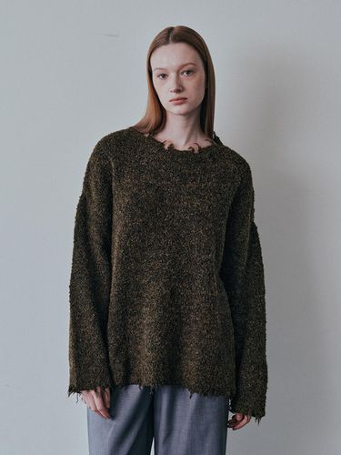 BA_Solid color knit sweater_GREEN - PIA STUDIO - Modalova