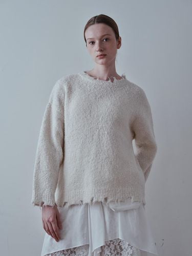 BA_Solid color knit sweater_IVORY - PIA STUDIO - Modalova