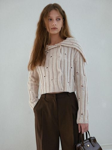 Sailer knitwear_oatmeal - AARAN - Modalova