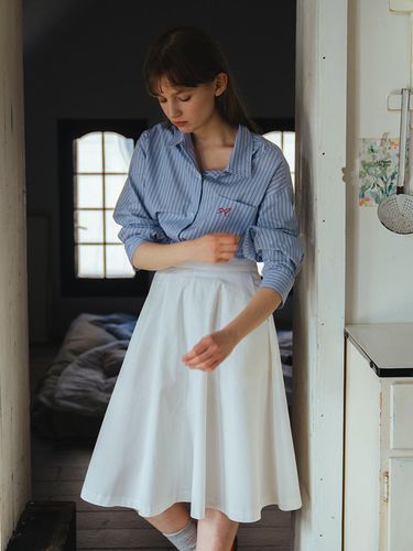 Rain cotton skirt_ivory - AARAN - Modalova