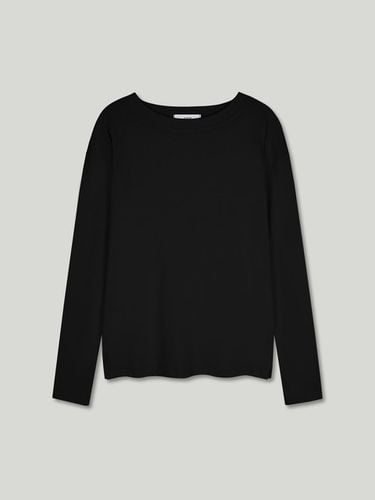 Boat neck T shirts_black - AARAN - Modalova