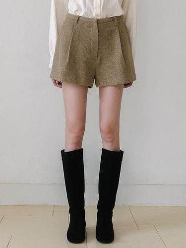 Prague wool shorts_beige - AARAN - Modalova