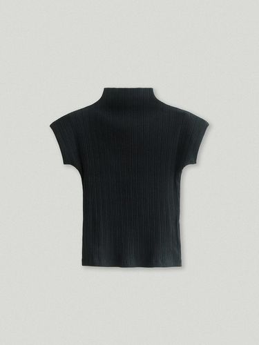 Half neck pleats reglan t shirt_black - AARAN - Modalova