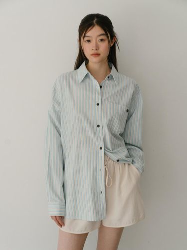 Pendant striped shirt_blue - AARAN - Modalova