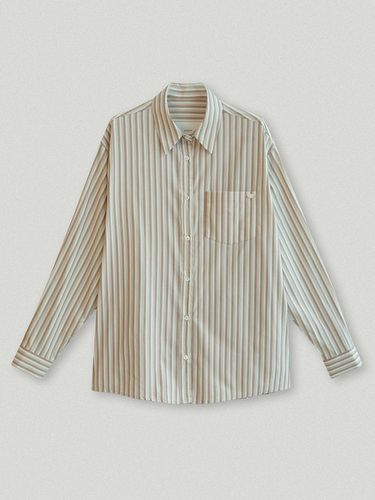 Pendant striped shirt_brown - AARAN - Modalova