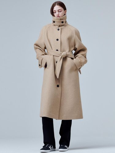 Balmacan Coat (Beige) - MaLoupe - Modalova