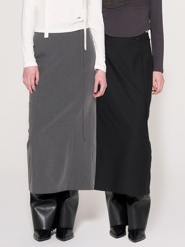 WOMAN string H long skirt [2COL] / WBD3L13510 - GENERAL IDEA - Modalova