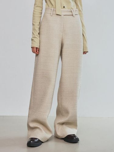 No tuck Semi-cocoon Pants _ - mu:arvo - Modalova