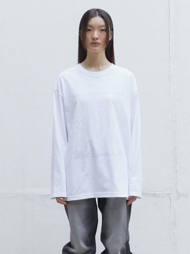 WISH LONG SLEEVE T-SHIRT (WHITE) - THREE TO EIGHTY - Modalova