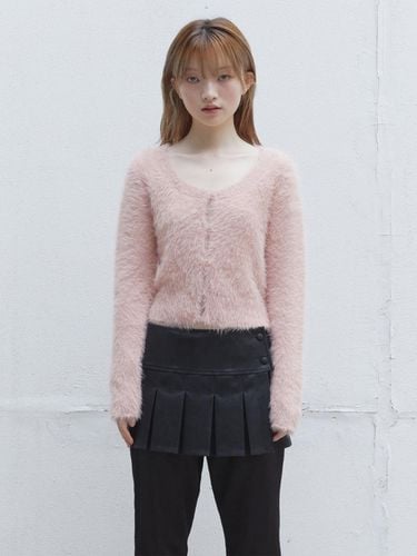 HAIRY CARDIGAN (PINK) - THREE TO EIGHTY - Modalova