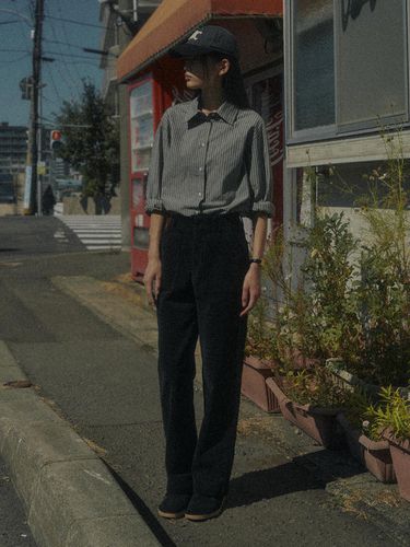 CARLOL CORDUROY PANTS_BLACK - SAGEMENT - Modalova