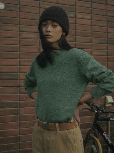 BOKASHI ROUND KNIT_GREEN - SAGEMENT - Modalova