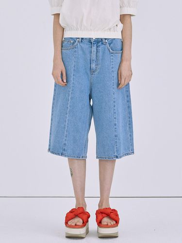 Culotte Denim Pants_Light Blue - WNDERKAMMER - Modalova