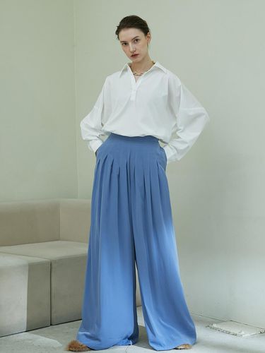 Jupe stitch pleats flared pants - blue - cordinary - Modalova