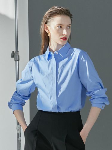 Colorful poplin shirt - blue - cordinary - Modalova