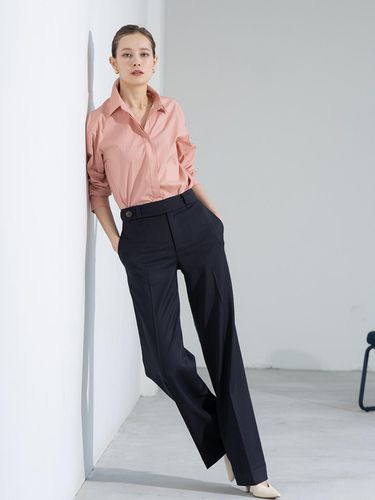 Colorful poplin shirt - peach - cordinary - Modalova