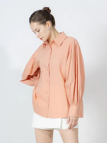 Pleated balloon oversized shirt - cordinary - Modalova