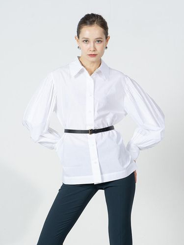 Pleats balloon oversized shirt - white - cordinary - Modalova