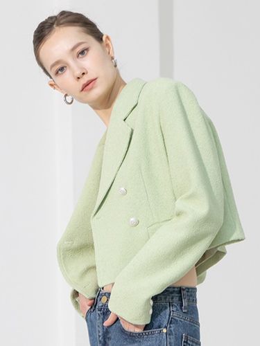 Cropped double-breasted tweed jacket - cordinary - Modalova