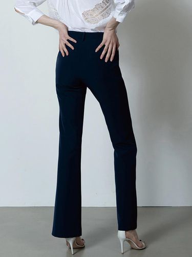 Piping slim boot - cut pants - navy - cordinary - Modalova