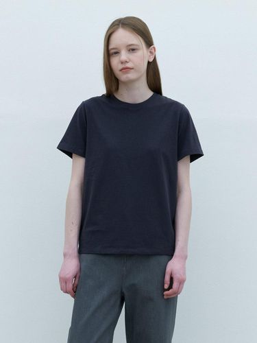 Cotton t shirt navy - AYU - Modalova