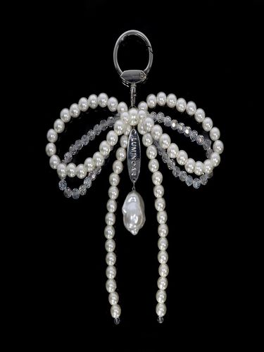 BAROQUE PEARL RIBBON KEYRING - LUMINOAR - Modalova