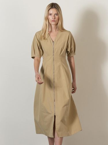 Mid - length linen daily dress - beige - cordinary - Modalova