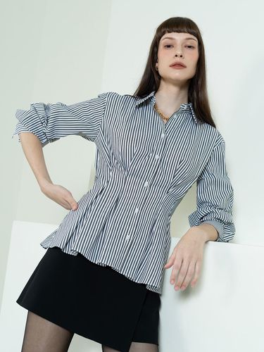 Pleats slimline shirt - stripe - cordinary - Modalova