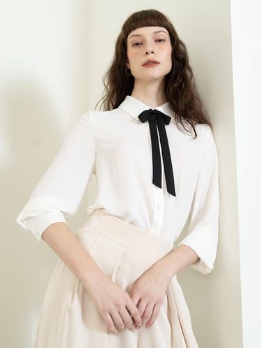 Tie blouse - white - cordinary - Modalova