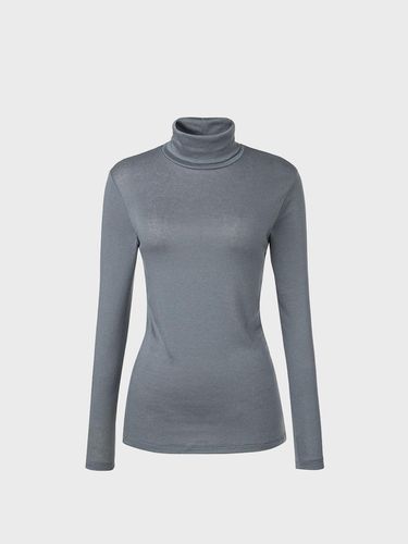 Wool span turtleneck - grey - cordinary - Modalova