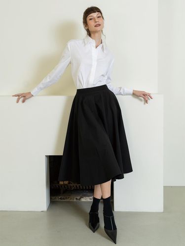 Hidden tucking banding full skirt - black - cordinary - Modalova