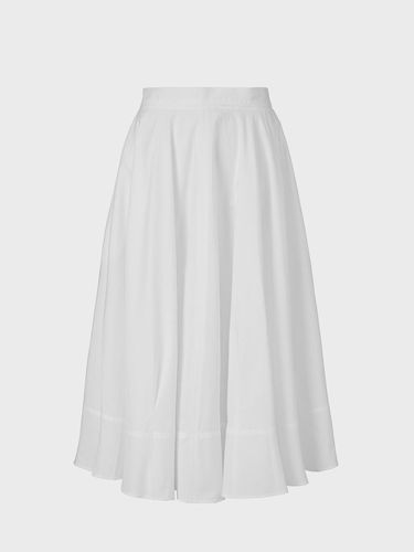 Hidden tucking banding full skirt - white - cordinary - Modalova