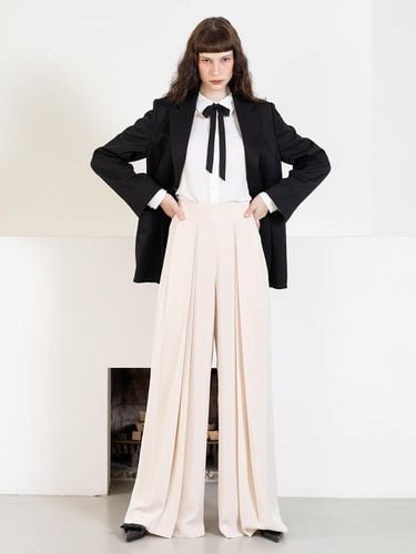 High - waist silky wide trousers - cordinary - Modalova