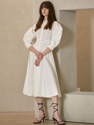 Curve short sleeves shirt dress - white - cordinary - Modalova