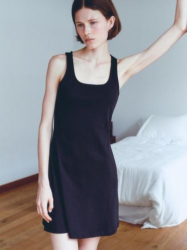 BASIC MINI DRESS BLACK - MORINGA - Modalova