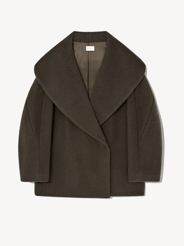 Shawl collar 100% wool coat (khaki) - RIDIFI - Modalova