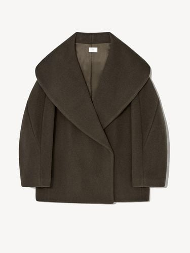 Shawl Collar Wool Cocoon Coat [] - RIDIFI - Modalova